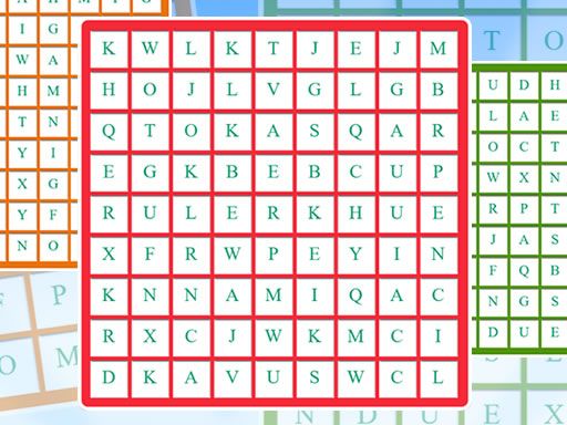 Word Search Challenge - browser game screenshot