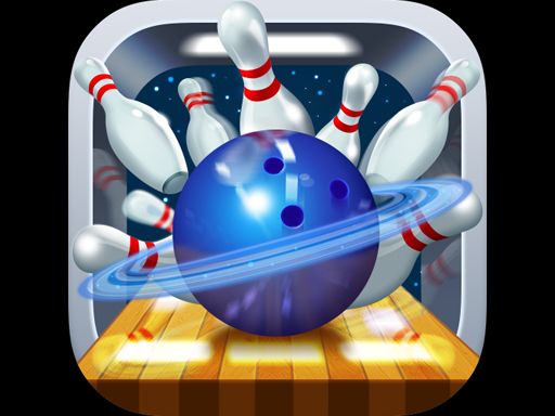 Galaxy Bowling 3D Free - browser game screenshot