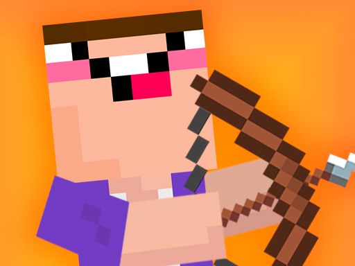 Mr Noob vs 1000 zombies - Lucky Block story - browser game screenshot