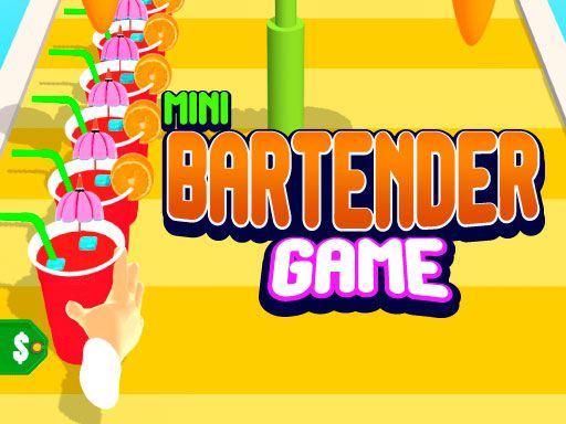 Mini Bartender Game - browser game screenshot