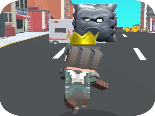 City Runner Race IO - browser game screenshot