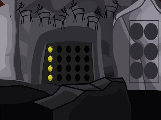 Stone Cave Forest Escape - browser game screenshot