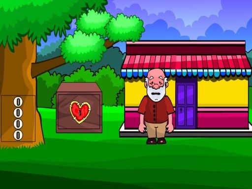 Find The Old Man’s House Key - browser game screenshot