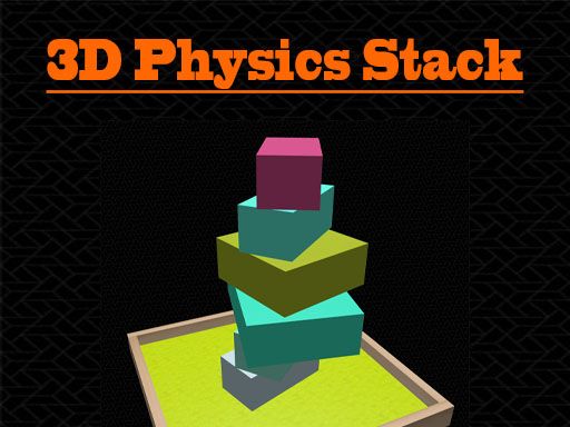 3D Physics Stack - browser game screenshot