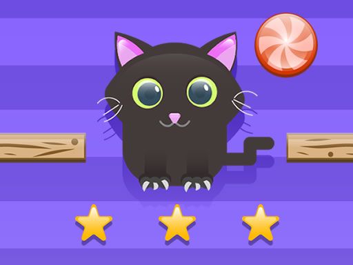 Cut For Cat Challenge - browser game screenshot