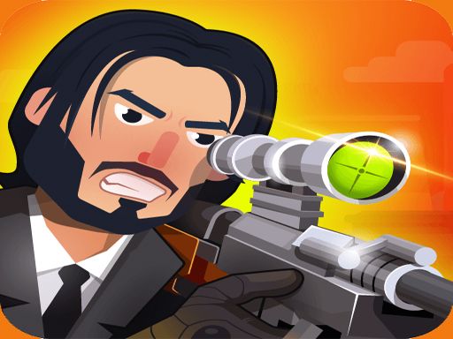 Bullet sniper Wick - browser game screenshot