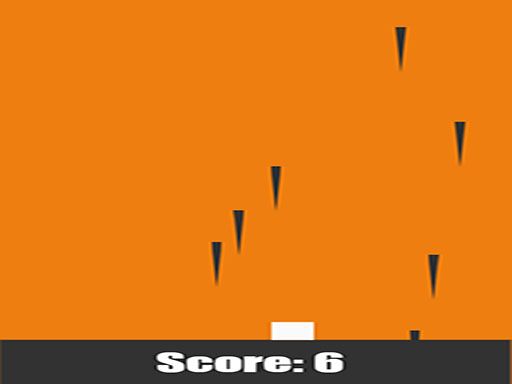 Dodge The Spikes - browser game screenshot