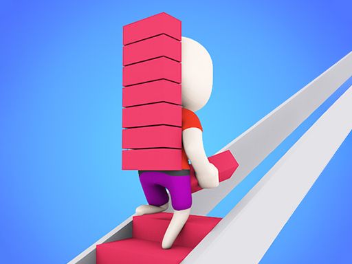 Bridge Race - browser game screenshot