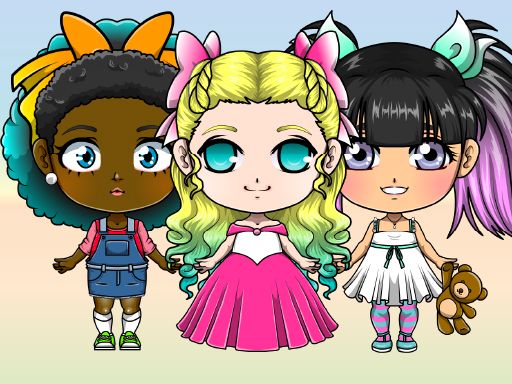 Mega Kawaii Chibi Avatar Maker - browser game screenshot