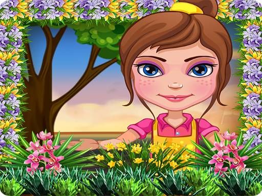 Flower Decoration - browser game screenshot