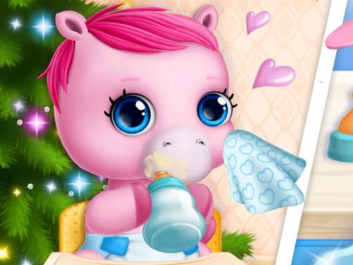 Pony Sisters Christmas - browser game screenshot