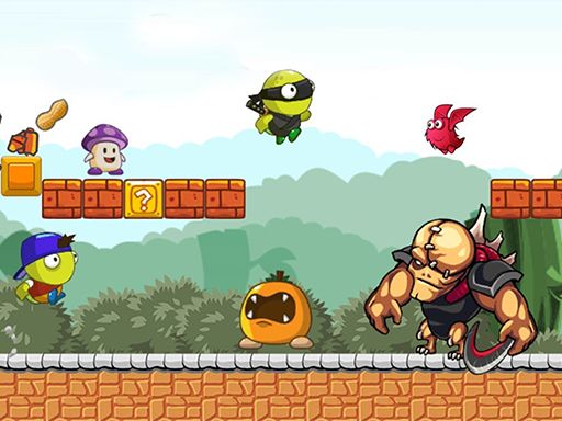 SuperHero Turtle Adventure - browser game screenshot