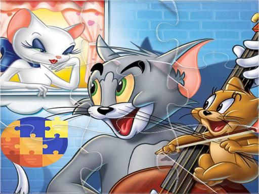 Tom and Jerry Match 3 Puzzle Game - browser game screenshot