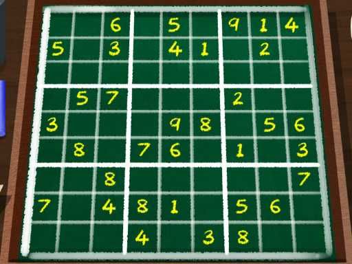 Weekend Sudoku 28 - browser game screenshot