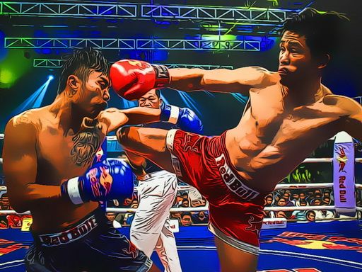 MuayThai Fighters Jigsaw - browser game screenshot