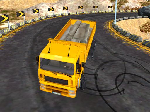 Long Trailer Truck Cargo Truck Simulator Game - browser game screenshot