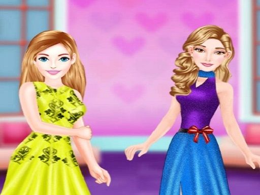 Fashion Short Hair Dress up - browser game screenshot
