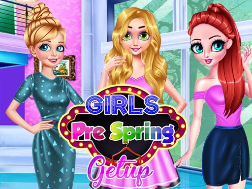 Girls Pre Spring Getup - browser game screenshot
