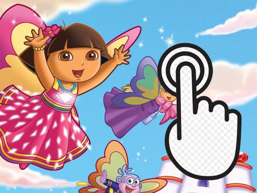 Dora the Explorer Clicker - browser game screenshot