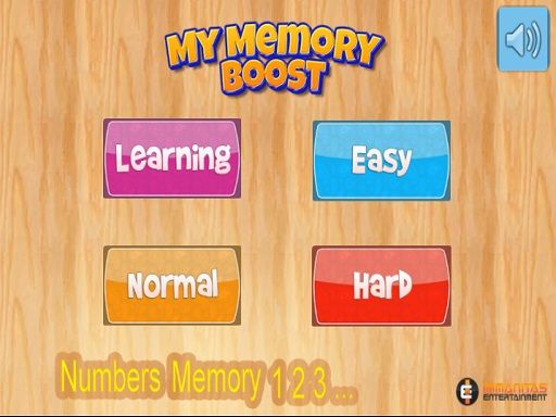 My Memory Boost - browser game screenshot