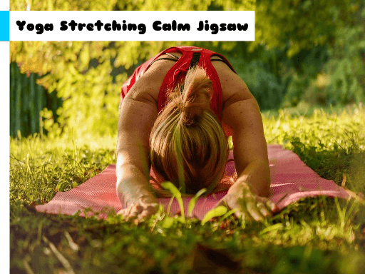 Yoga Stretching Calm Jigsaw - browser game screenshot