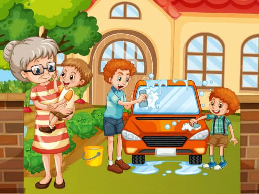 My Car Jigsaw - browser game screenshot