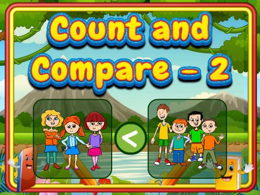 Count And Compare 2 - browser game screenshot