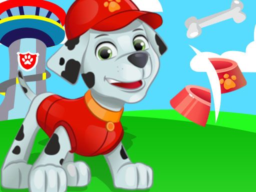 Paw Patrol Puppy Ninja Slice Fruit - browser game screenshot
