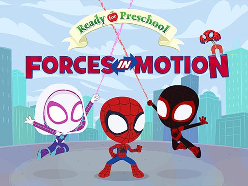 Spidey Forces in Motion - browser game screenshot