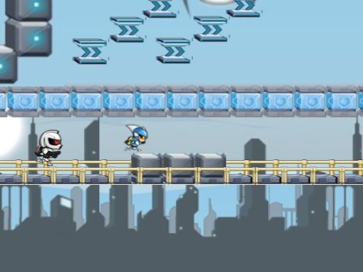 Gravity guy html5 - browser game screenshot