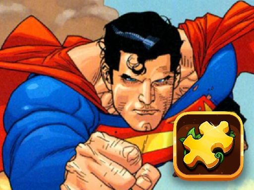 Superman Hero Jigsaw Challenge - browser game screenshot