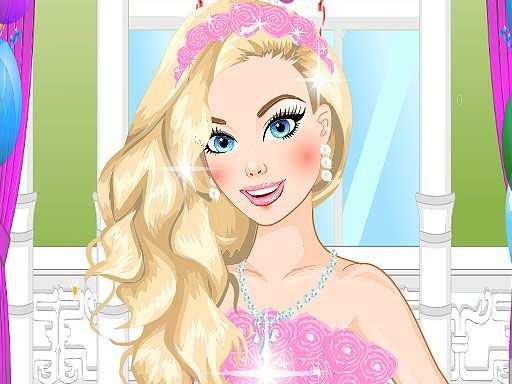 Barbie Birthday Dressup - browser game screenshot