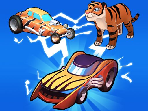Merge Car 3D - browser game screenshot