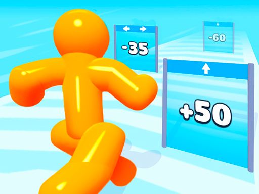 Blob Man Run - browser game screenshot
