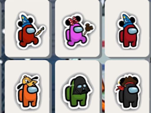 Among Us Mahjong - browser game screenshot