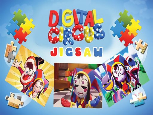 Digital Circus JigSaw Digital Circus JigSaw - browser game screenshot