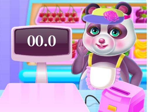 Panda Supermarket Manager - browser game screenshot