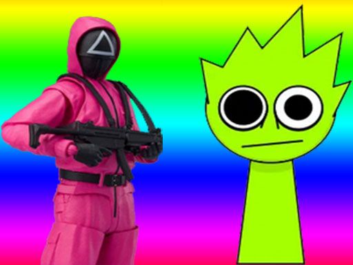 Squid Sprunki Shooter Game 2 - browser game screenshot