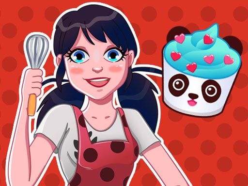 Ladybug Cooking Cupcake : Cooking games for girls - browser game screenshot