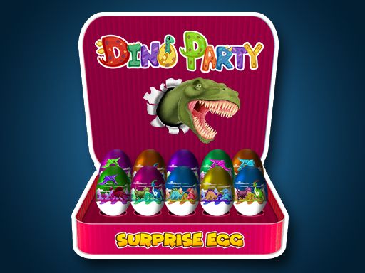 Surprise Egg: Dino Party - browser game screenshot