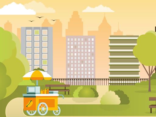 Food Stand Difference Food Stand Difference - browser game screenshot