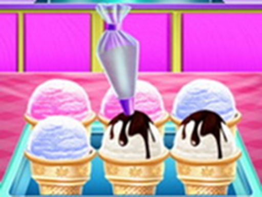Ice Cream Cone Maker - browser game screenshot