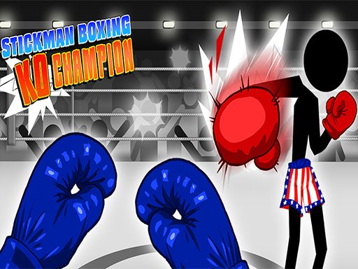 STICKMAN BOXING KO CHAMPIAN - browser game screenshot