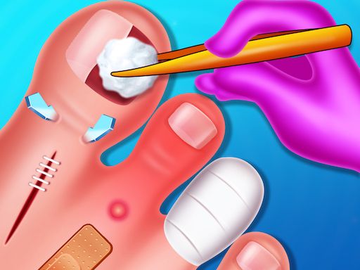 Funny Nail Doctor - browser game screenshot