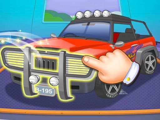 Car City Renovation salon - browser game screenshot