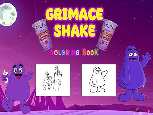 Grimace Shake Coloring - browser game screenshot
