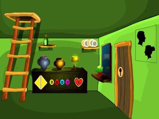 Secret House Escape - browser game screenshot