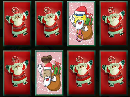 Christmas Mascots Memory - browser game screenshot