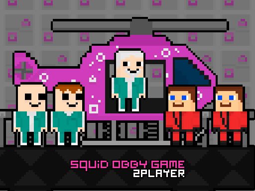 Squid Obby Game 2Player - browser game screenshot