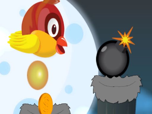 Flappy Egg Drop - browser game screenshot